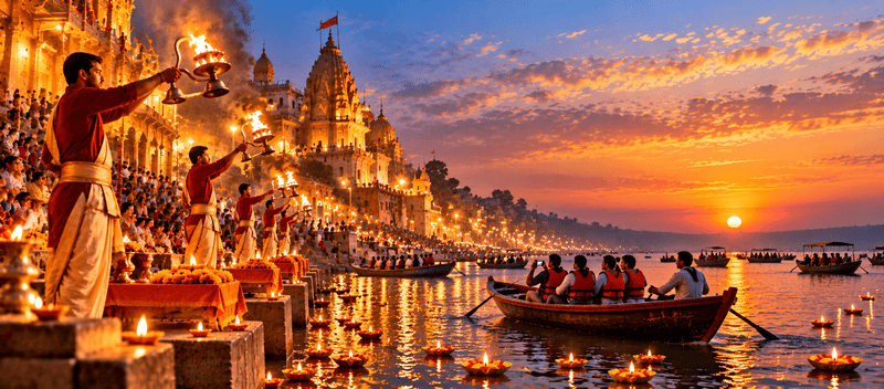 Ganga Aarti & Evening Boat Ride